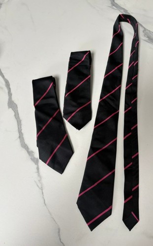 Black pink stripe - black-pink, unisex