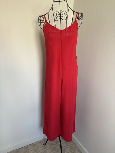 Primark red ribbed wide - ribbed,