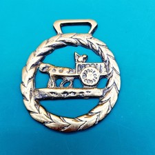 Brass Horse Harness Medallion