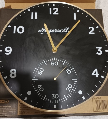 Ingersoll wall clock - ingersoll, new