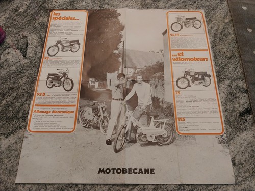Mobylette motobecane brochure - mobylette,