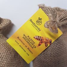 2x BEEBOMBS - Native Wildflower Seed Balls, Handmade in Dorset Bring bees back