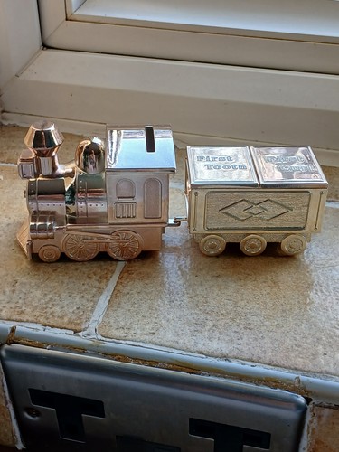Silver plated train - plated,