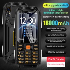 Unlocked GSM Mobile Cell Phones 4 SIM Rugged Outdoor Big Battery For Elderly NEW