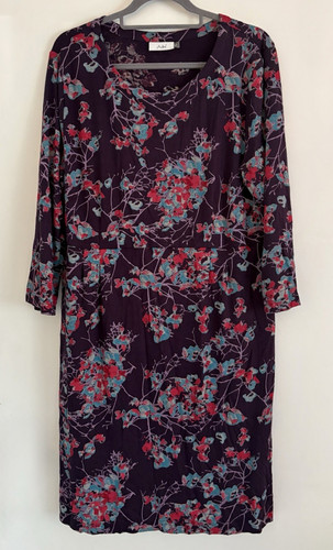 Adini purple floral jersey - adini,