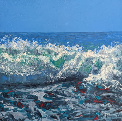 Original oil painting seascape - original,
