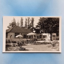 Landford Postcard C1950 Real Photo The Wishing Well Cafe Tea Garden Wiltshire