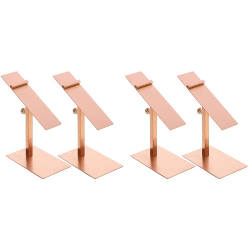 Stainless steel shoe display - stainless,