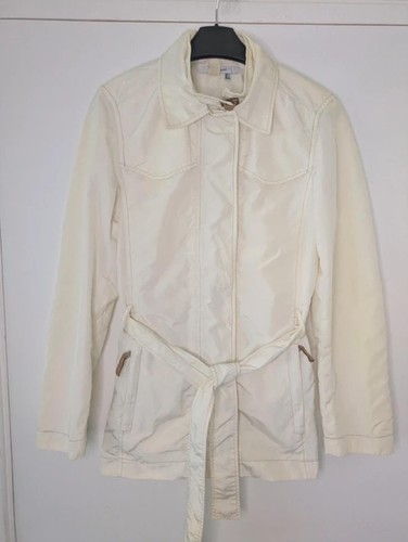 Zara basic cream nylon utility - zara,