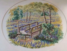 Vtg embroidery picture - embroidery,