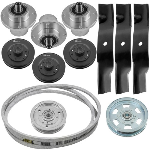 Deck spindle pulley - pulley, blade