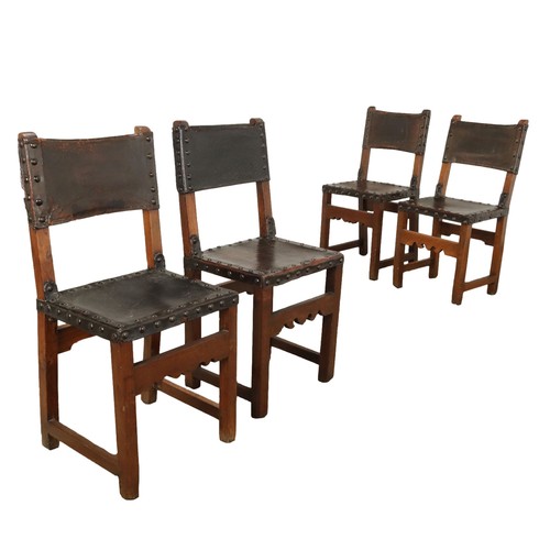 Antique baroque chairs walnut - antique,