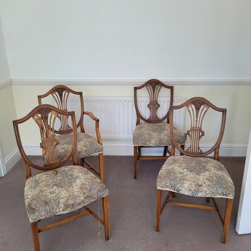 Antique chair set pieces - 4,