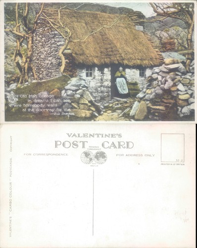 Old irish cottage unidentified - old,
