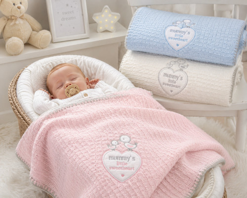 Large baby shawl - large,