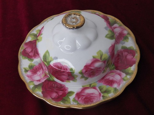 Old english rose bone china - english,