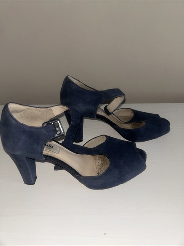 Women blue suede stiletto - blue,