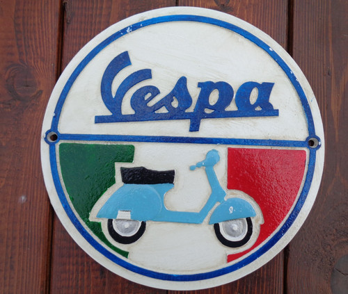 Nice vespa motor scooter cast - scooter,