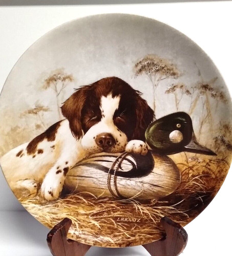 Knowles collector plates dog - collector,