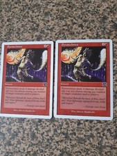 MTG 2 x Pyrotechnics - MTG Core set 6th Edition