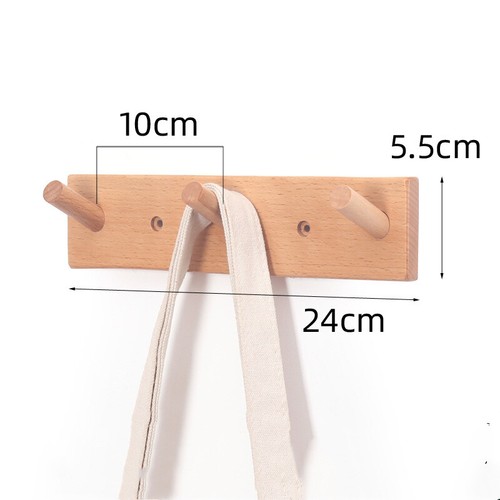 Wooden wall mounted - wall, hooks
