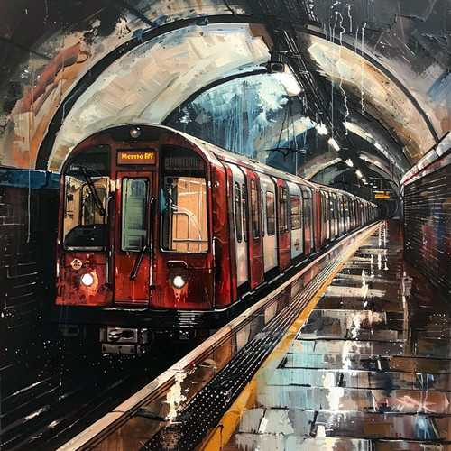 London underground oil - london,