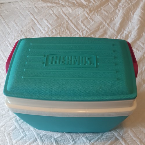 Retro thermos cool box - thermos,