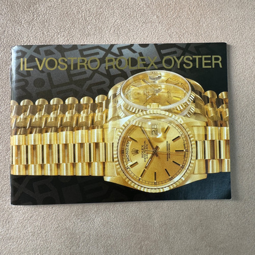 Rolex manual for oyster 18000 - oyster,