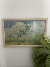 Mid Century Landscape Geese