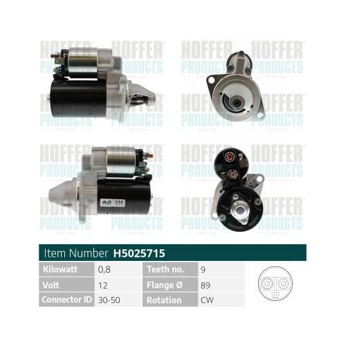 Hoffer starter rover austin - rover,