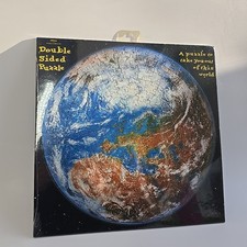 Vintage St Michael Marks And Spencer Double Sided Earth Jigsaw Puzzle 1998 207pc