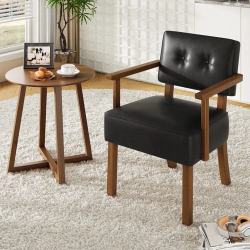 Leather dining chair solid - dining,