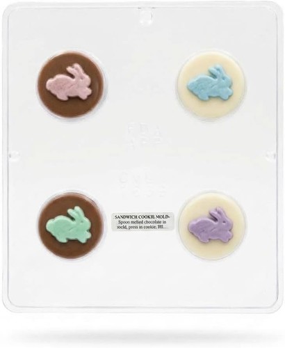 Rabbit chocolate cookie - rabbit,