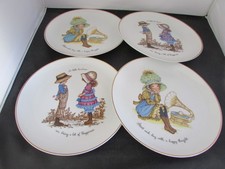 4x Petticoats and Pantaloons Plates - Holly Hobbie style