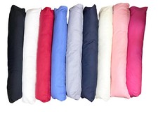 Plain Fabric Draught Excluder Decorative Door or Window Draft Guard, Energy Save