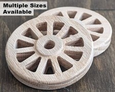 Wooden Oak Wheels (set of 2)