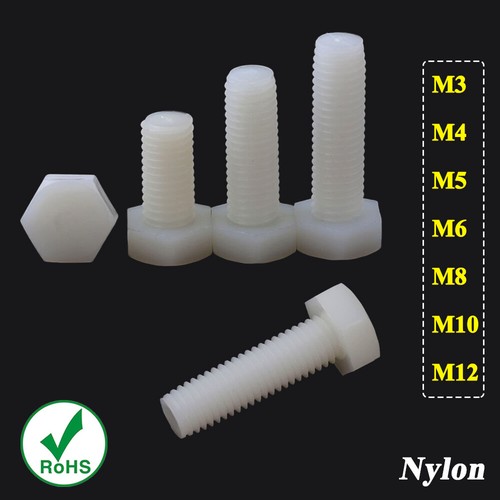 10 12 white nylon - m3/4/5/6/8/10/12,