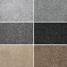 Saxony Carpet Thick 14mm Cheap Budget Feltback 4m Lounge Bedroom Only £6.49!