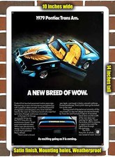 Metal Sign - 1979 Pontiac
