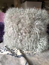 Paoletti mongolian sheep wool cushion with feather inner