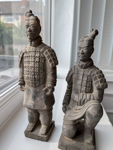 Vintage terracotta warriors - terracotta,