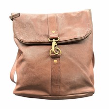 FatFace Brown Leather Backpack