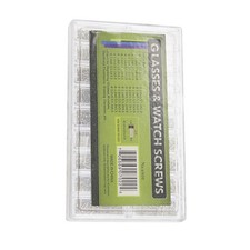 1Box 18 Sizes Stainless Steel  Watch Mini Screw Assortment Repair Glass Watch