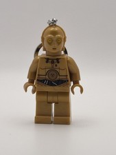 2013 Lego C3PO Key Chain With Led Lights In Legs . 3 inches tall .