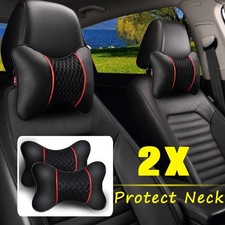 2x Premium Car Seat Head Neck