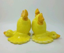 Pair Of Quirky Ceramic Yellow