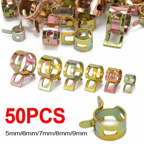 Car spring clips - fuel, oil