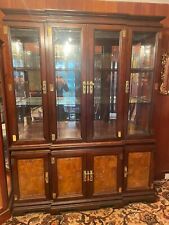 Beautiful Mahogany Wooden display cabinet with internal lights used