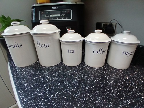 Habitat bloomsbury storage jar - storage,