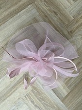 Blush Pink Fascinator Hat 30cm